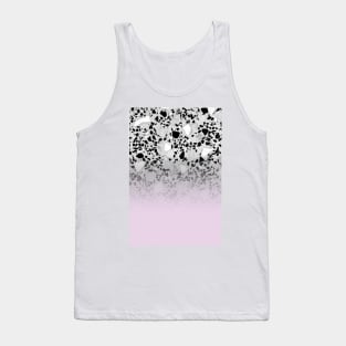 Concrete and Black Marble Mix Pink Gradient Tank Top